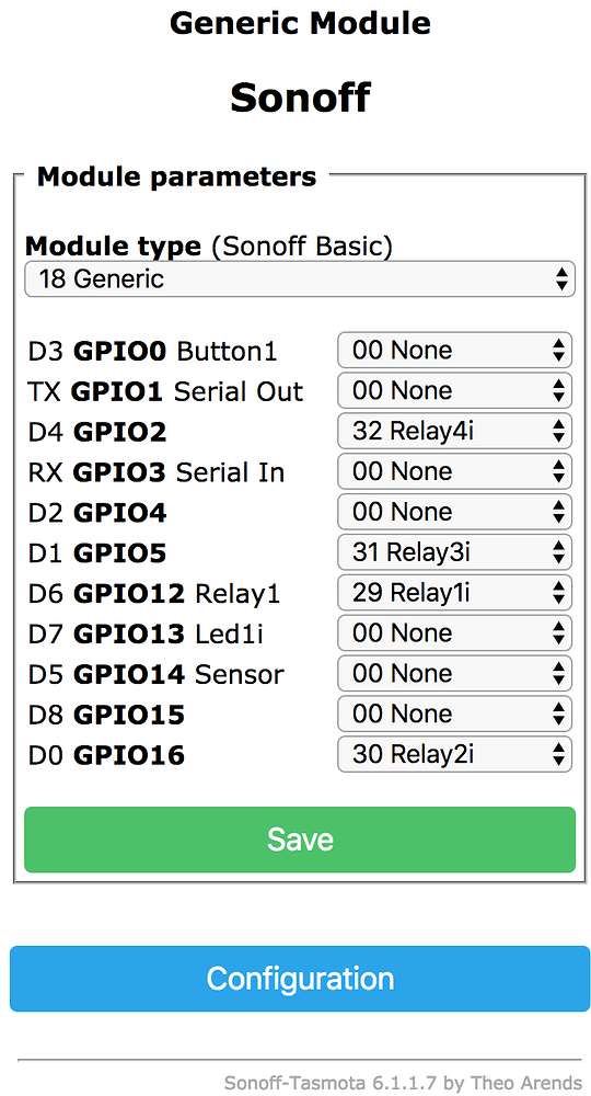 Control multiple relays with Nodemcu and TASMOTA - Configuration - Home ...