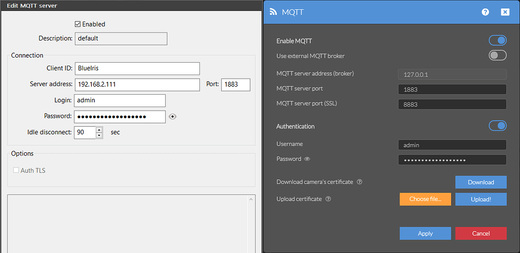 Blue Iris v5 with INSTAR MQTT Cameras - Share your Projects! - Home ...
