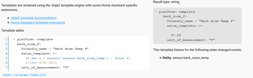 Convert celsius to fahrenheit in sensor - Configuration - Home ...