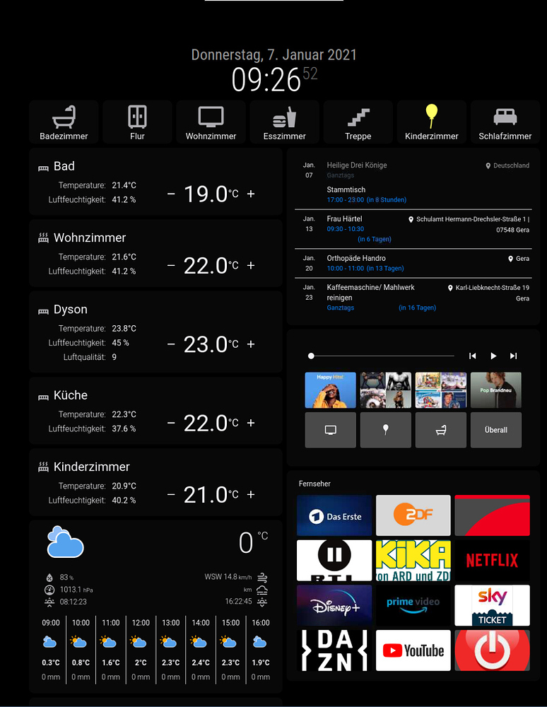 Converted my MagicMirror into a HomeAssistant Mirror Share your