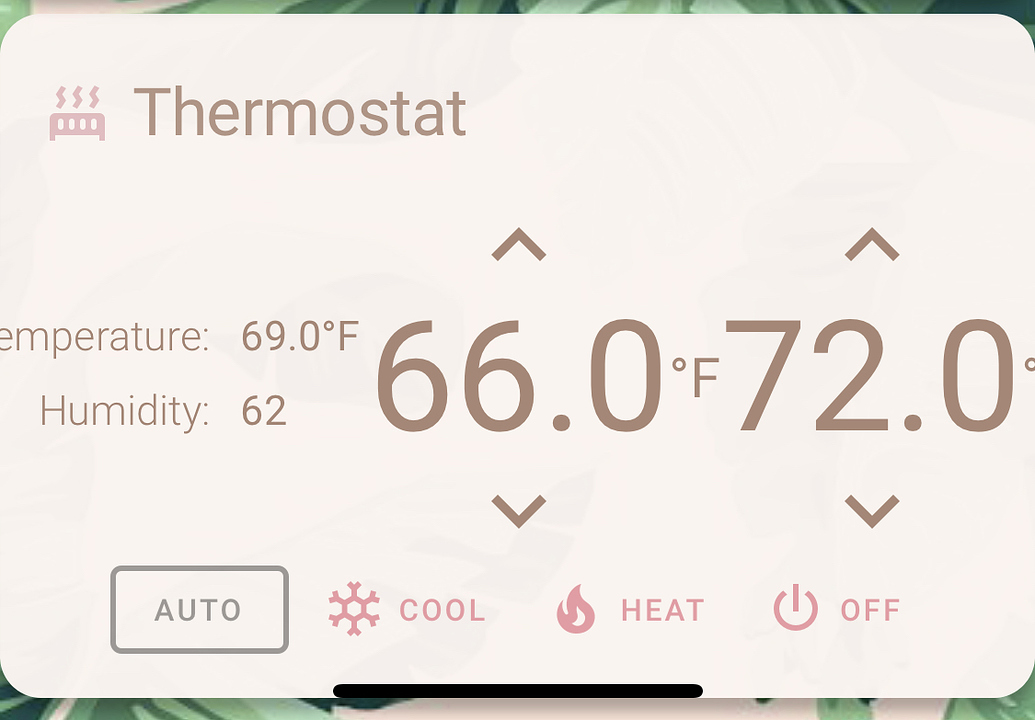 Lovelace Simple thermostat card Dashboards & Frontend Home