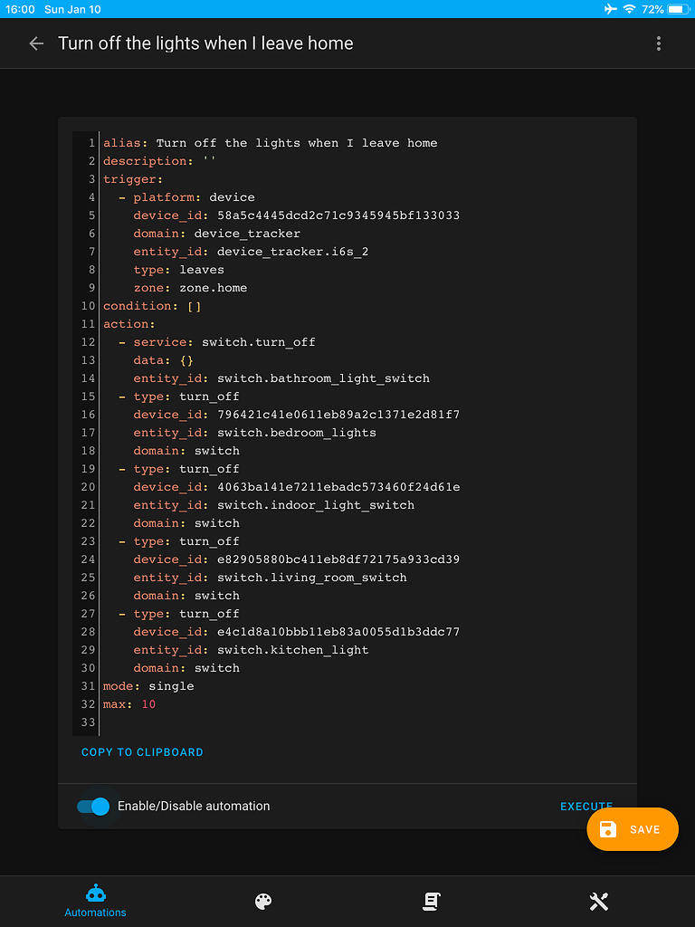turn lights off when i leave Configuration Home Assistant Community