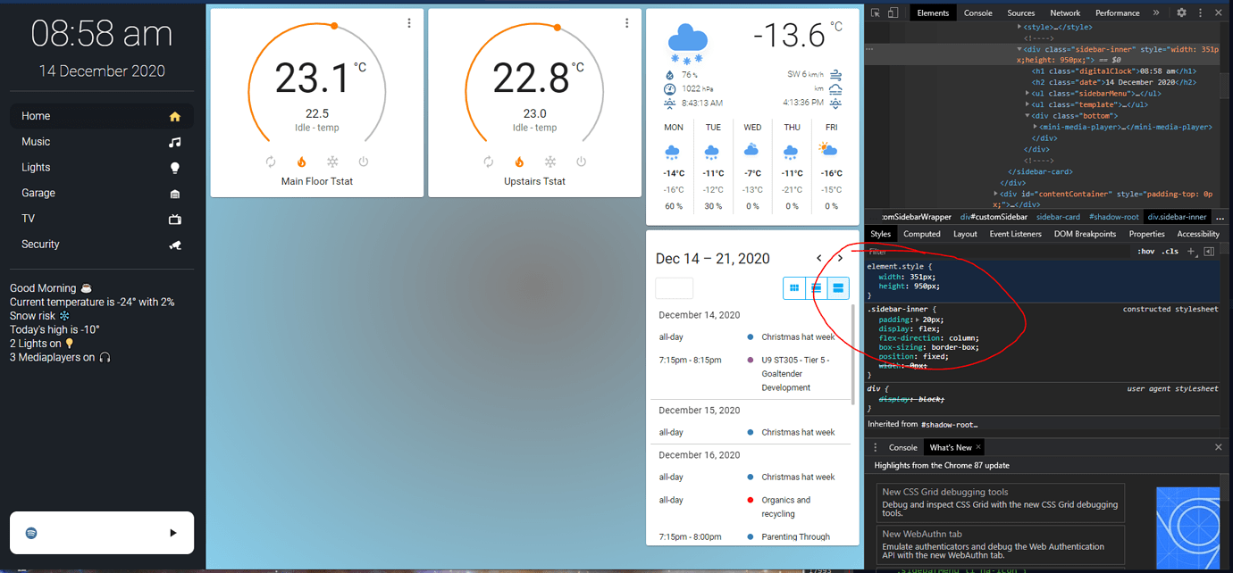 Lovelace: custom sidebar card - Dashboards & Frontend - Home Assistant ...