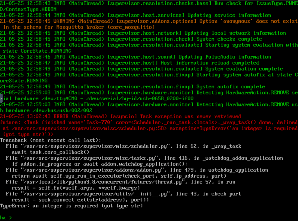 Unable to login after VM restart Home Assistant OS Home Assistant