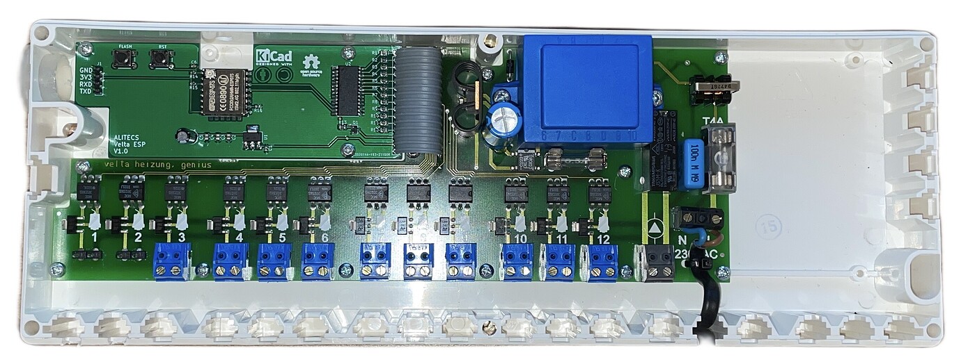 Old floor heating control made smart - Share your Projects! - Home ...