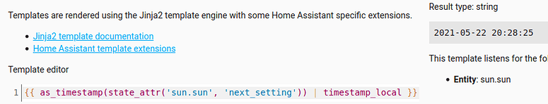 Wrong sunrise and sunset time - Configuration - Home Assistant Community