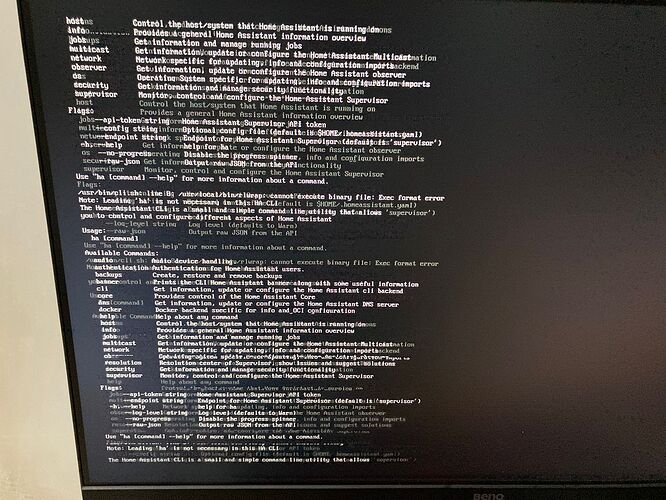 Cannot execute binary file : Exec format error Note : Leading 'ha' is ...