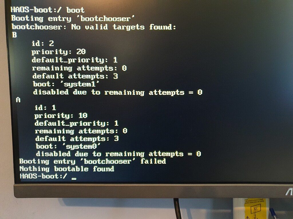 Home Assistant OS on x8664 Barebox Boot Issue Home Assistant OS