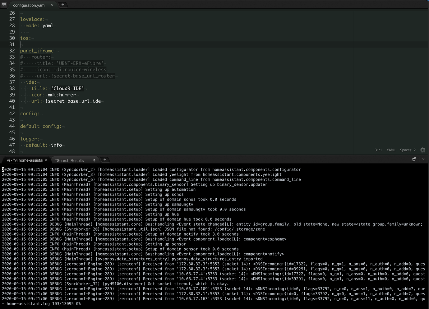 Always seeing logging at DEBUG level - Configuration - Home Assistant ...