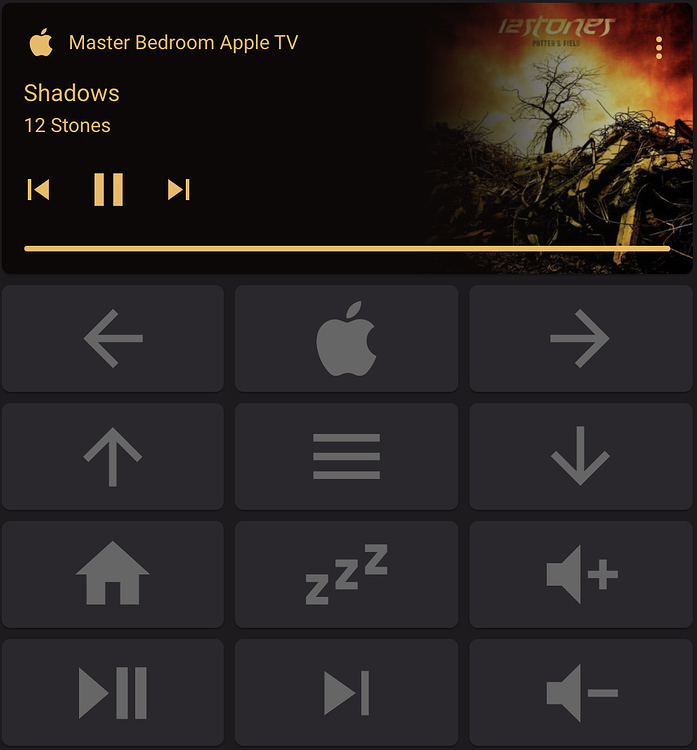Apple tv remote implementation Dashboards & Frontend Home Assistant