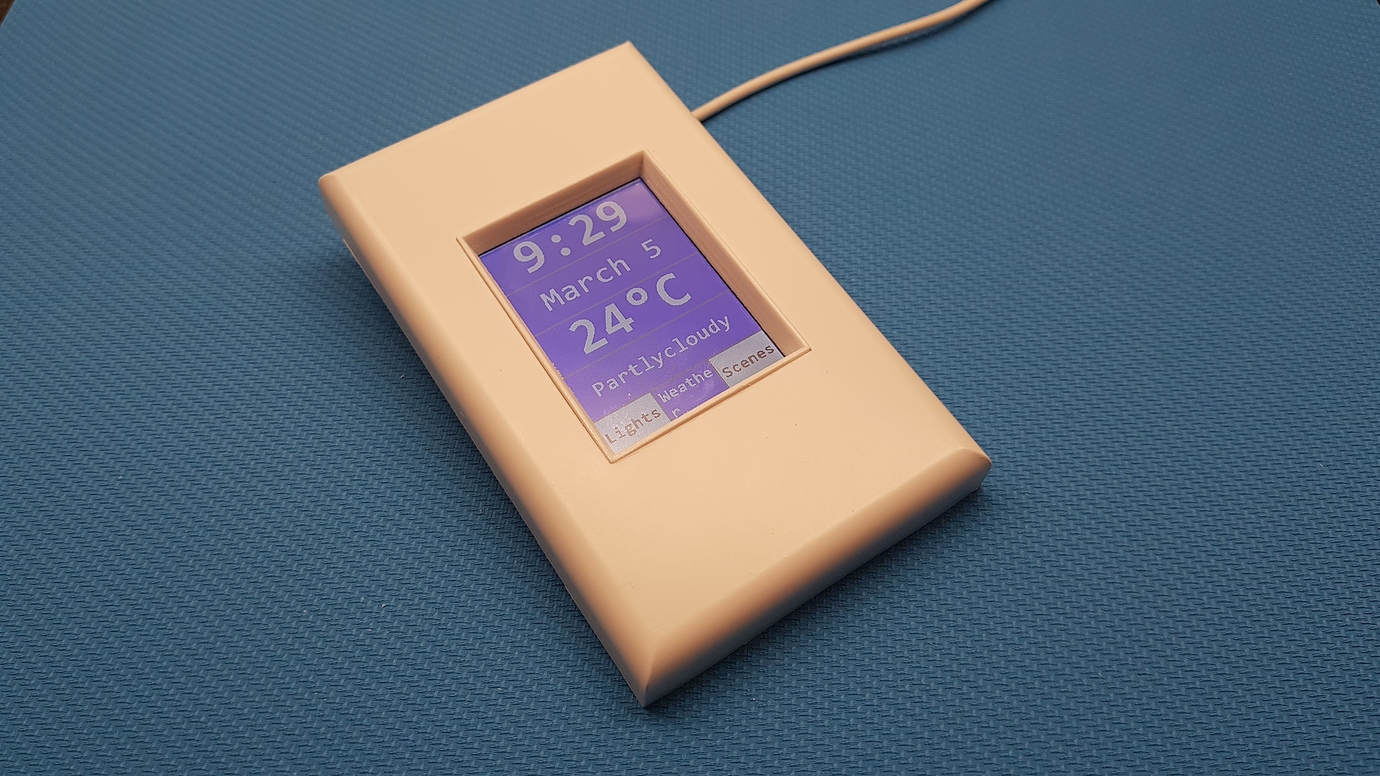 HA SwitchPlate HASPone DIY InWall Touchscreen Home Assistant