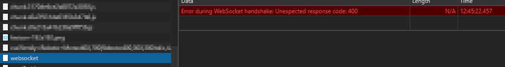 Websocket error on custom domain with SSL (Synology) - Configuration ...