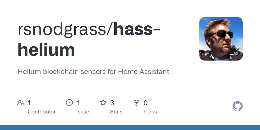 Helium Blockchain custom component - Custom Integrations - Home ...