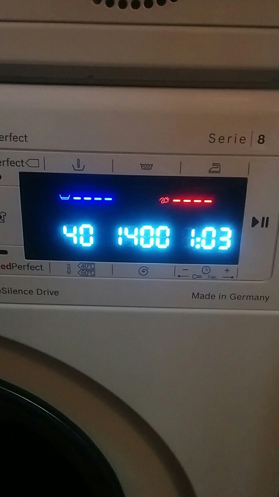 Request from the wife... Washing machine timer Configuration Home