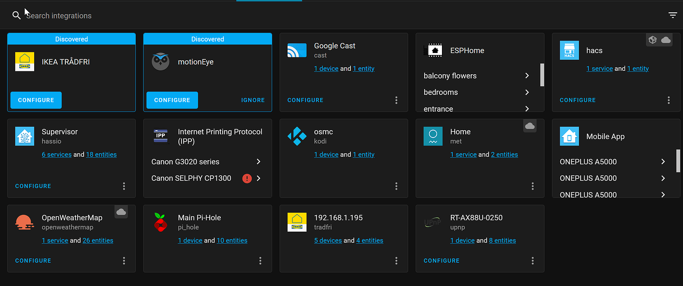 Duplicate integrations Configuration Home Assistant Community