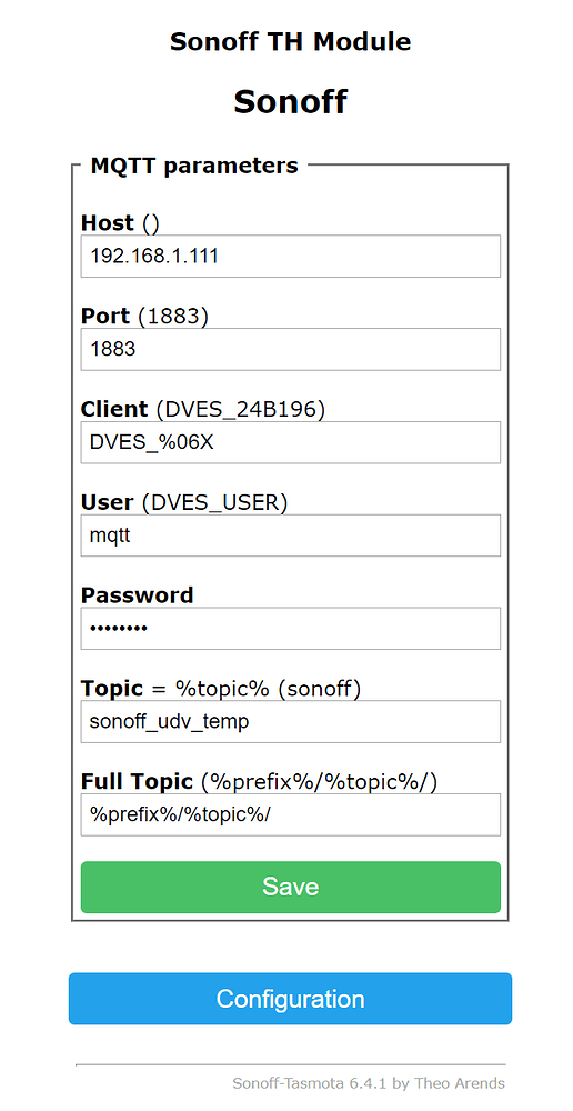 Need a bit of assistance with mqtt oh tasmota - Configuration - Home ...