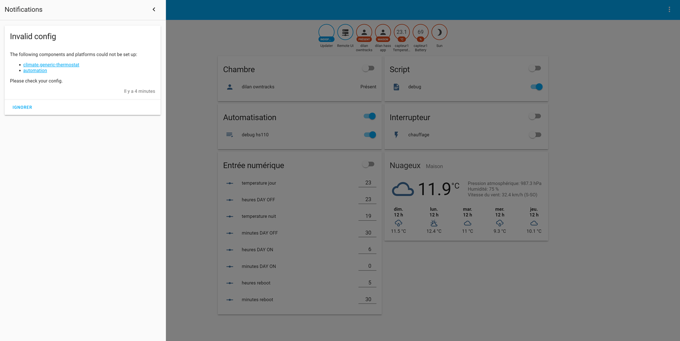 Input_number generic_thermostat issue Configuration Home