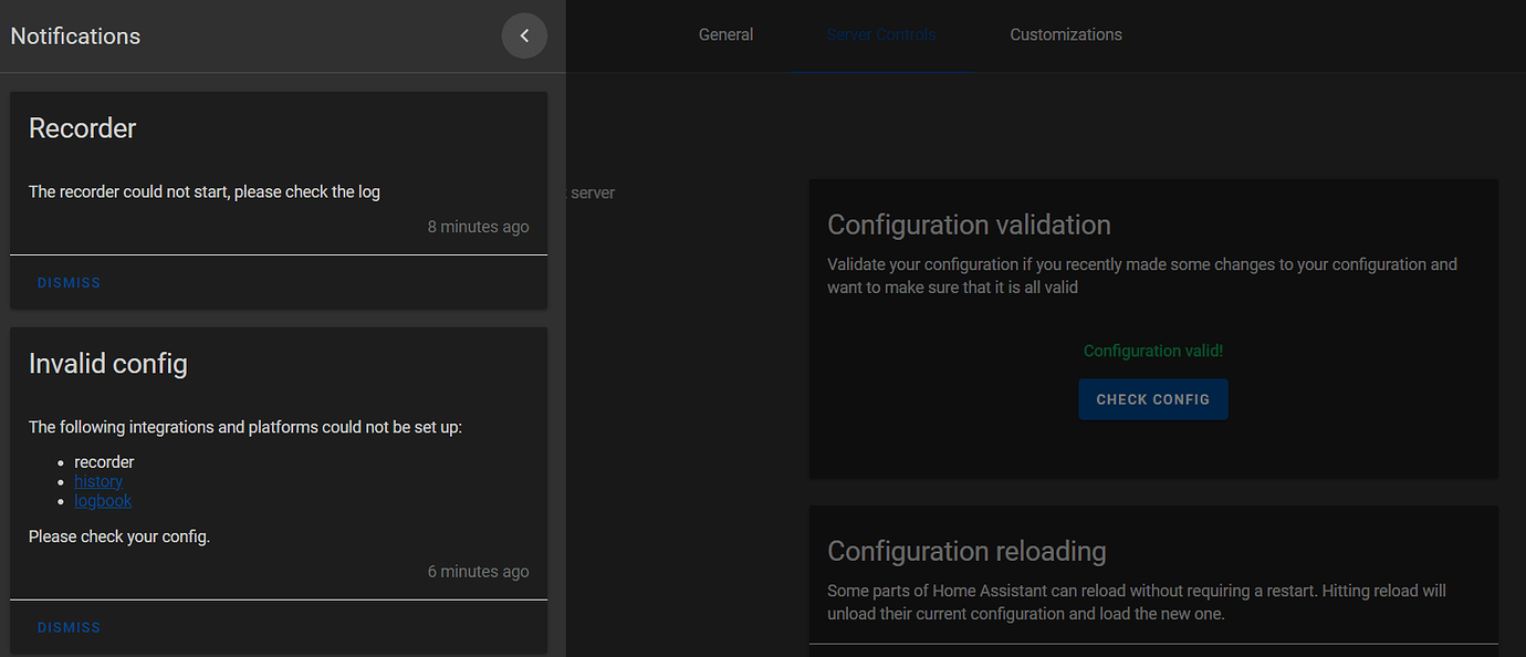 My Dog Unplugged Home Assistant, Now I have "Recorder Could Not Start