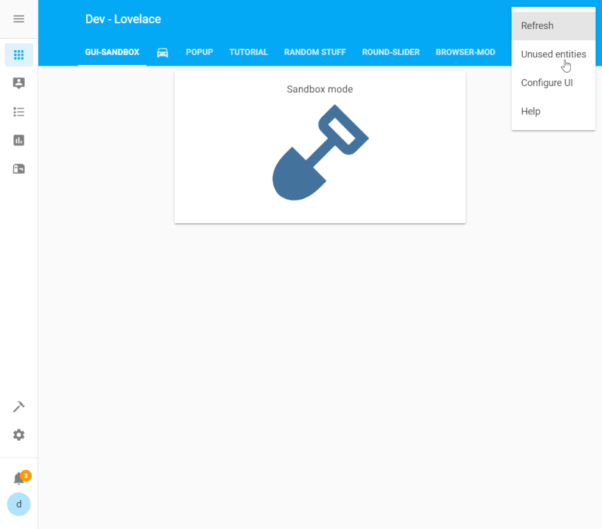 🔹 guisandbox Free the GUI editors Dashboards & Frontend Home