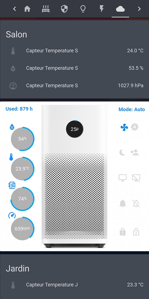 Lovelace Xiaomi Air Purifier card Dashboards & Frontend Home