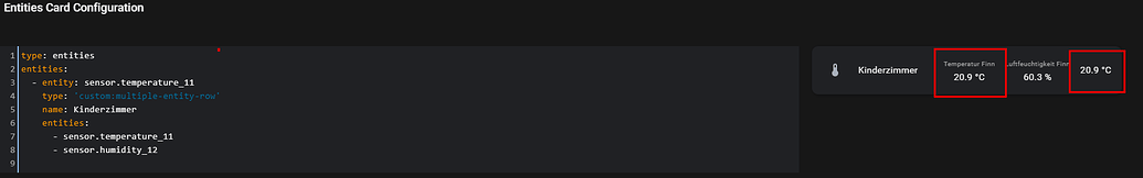 Lovelace: one-line temperature and humidity? - Dashboards & Frontend ...