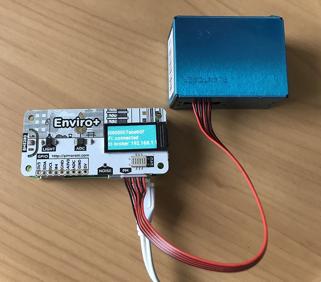 Low cost enviro+ particulate sensor integrated via MQTT - Share your ...