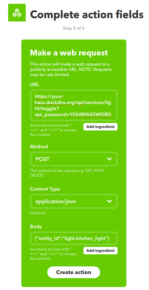 How to Integrate Google Assistant and Home Assistant API using only