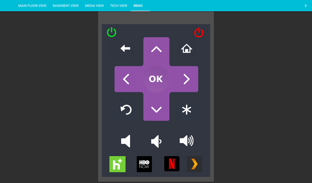 Basic Roku Remote using Floorplan Share your Projects! Home