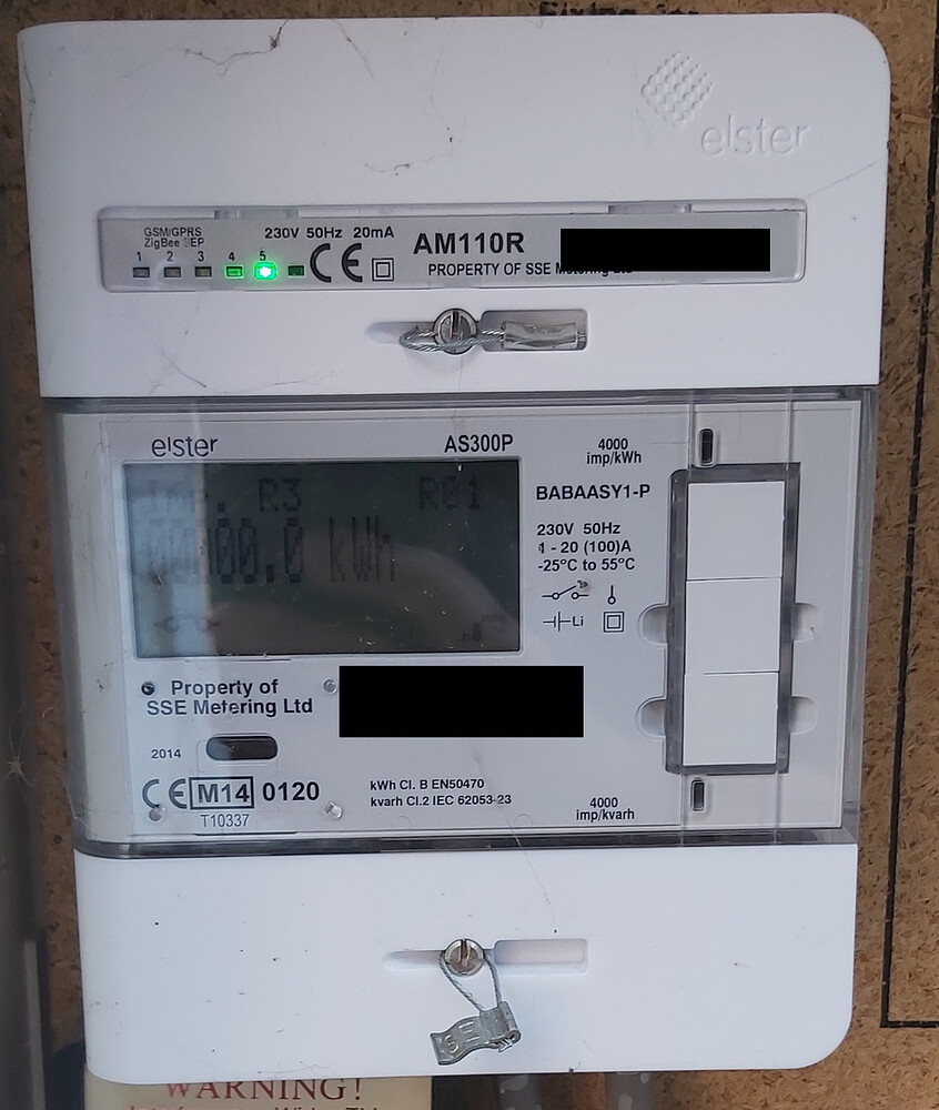 How do I monitor Elster "smart meters" in the UK? Configuration