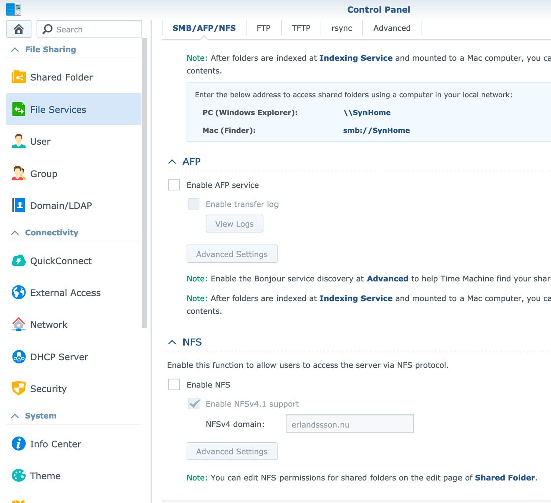 synology drive configuration