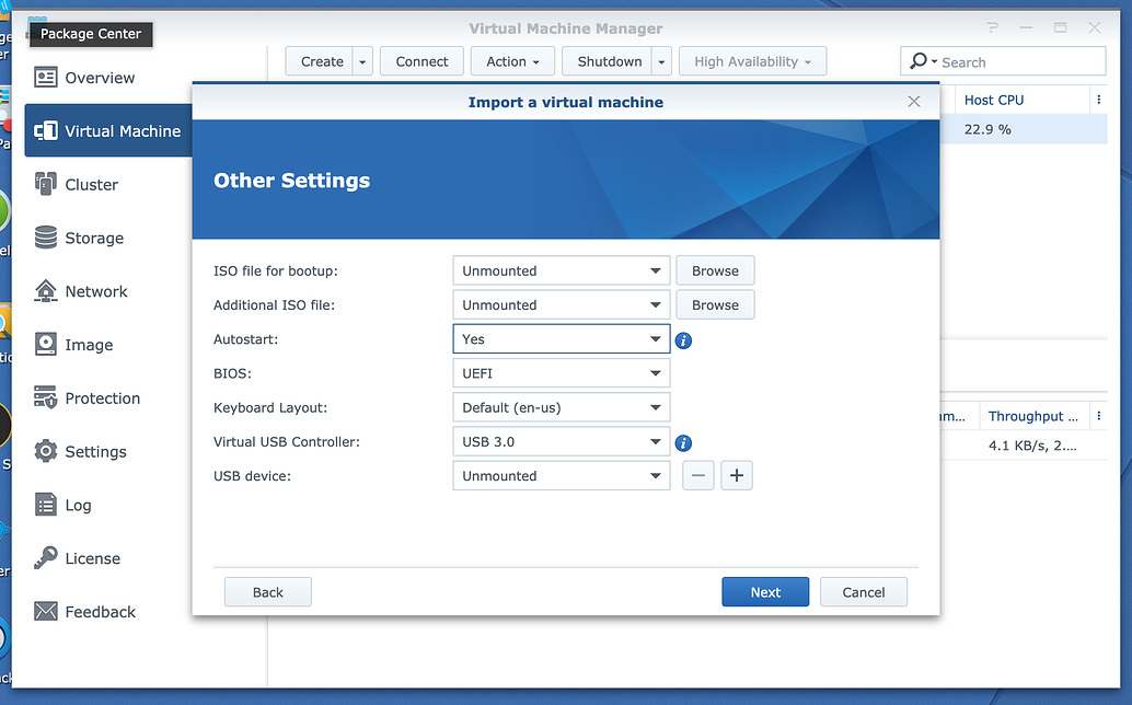 Installation on Synology Virtual Machine Manager - Community Guides ...