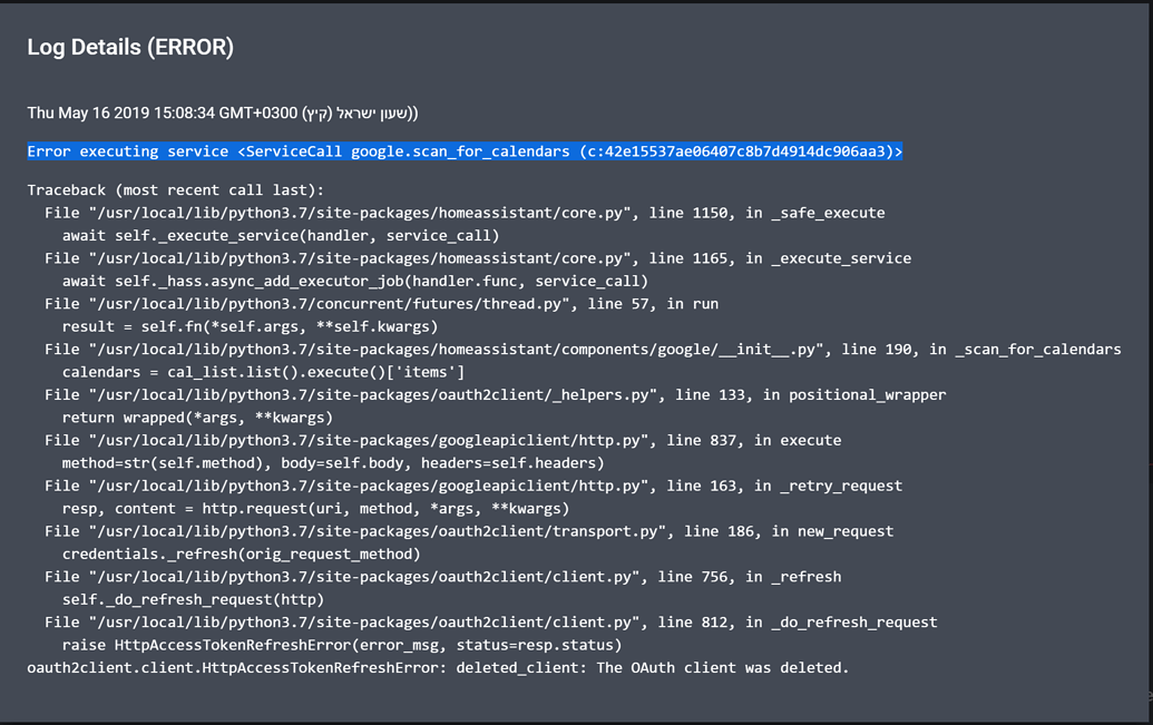 Home Assistant Google Calendar Home Assistant Community