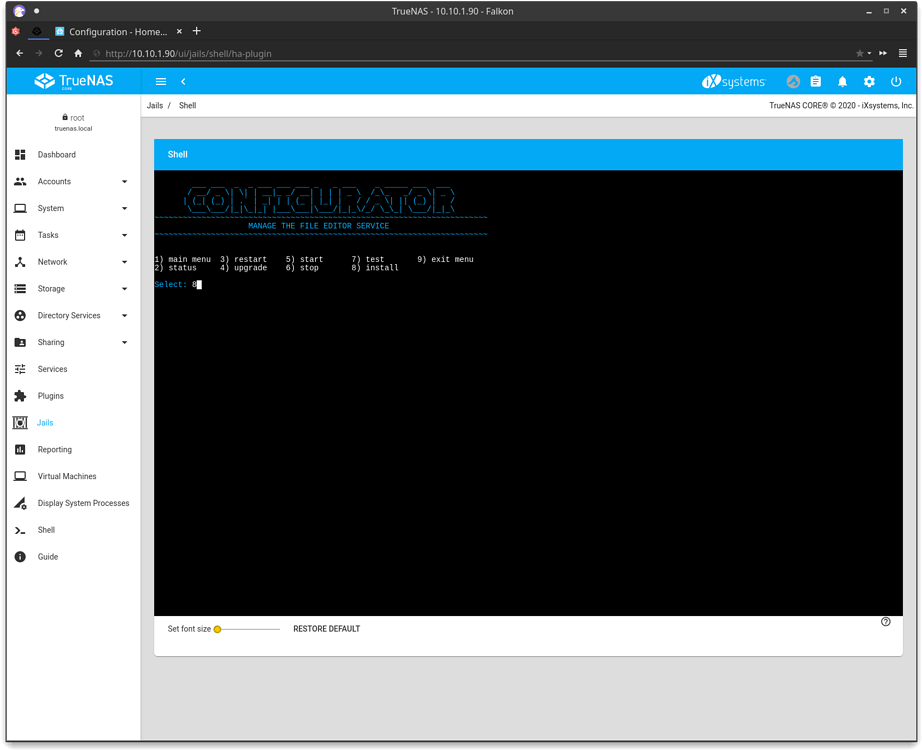 Home Assistant Core TrueNAS CORE Community Plugin Community Guides
