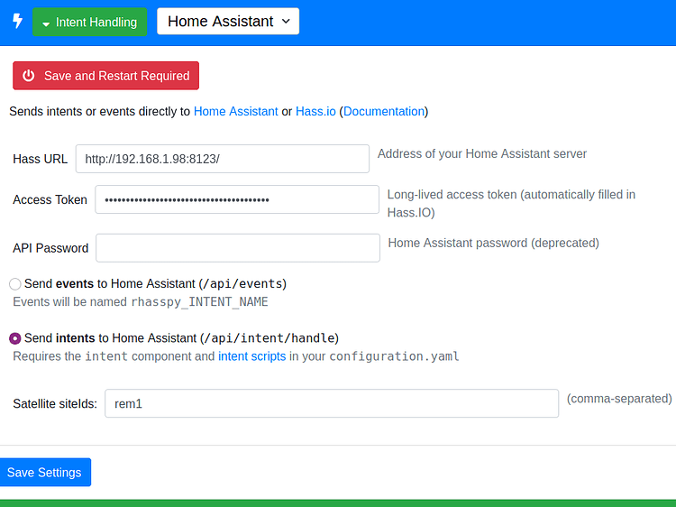 Rhasspy addon intent error Voice Assistant Home Assistant Community