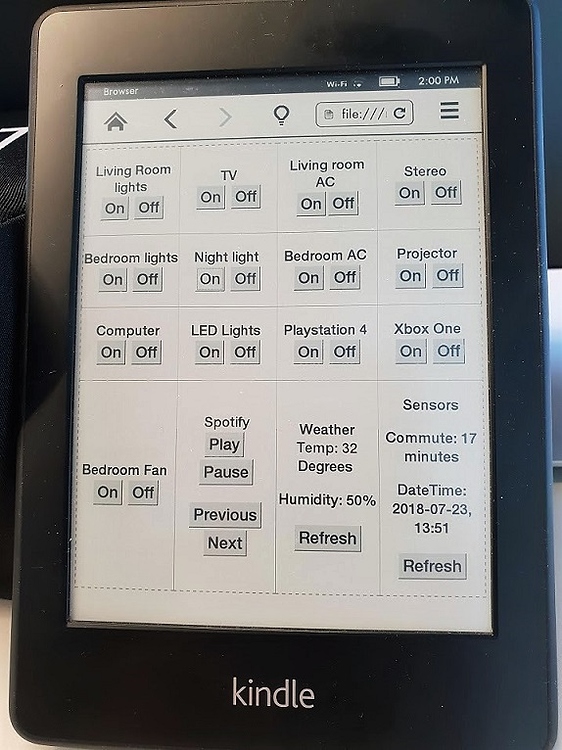 (Very) Basic Homeassistant dashboard for Eink devices and Kiosk apps Share your Projects