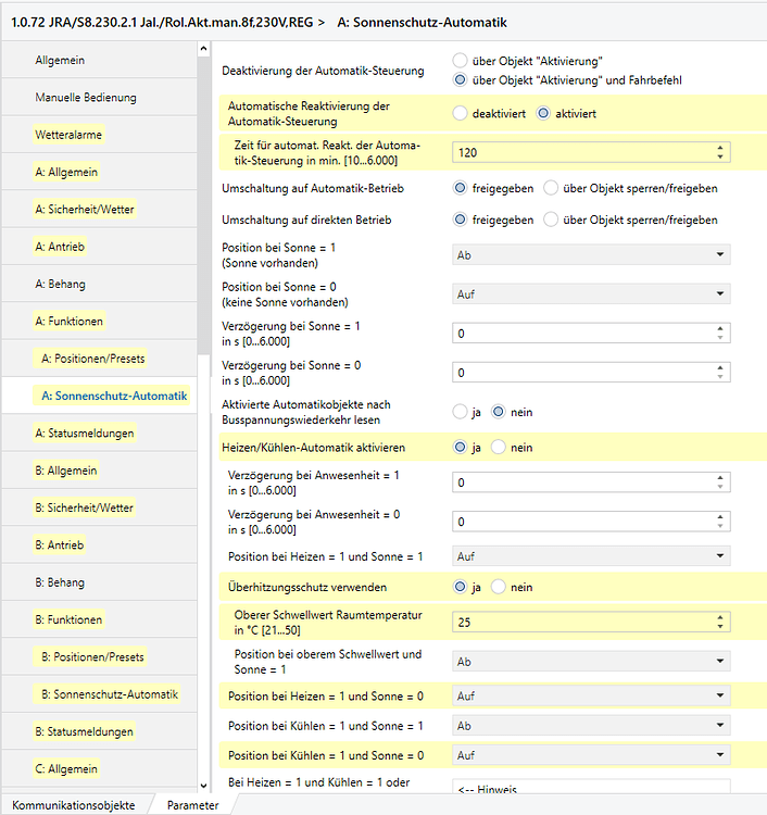 Automation Numeric Trigger shall be state not Configuration