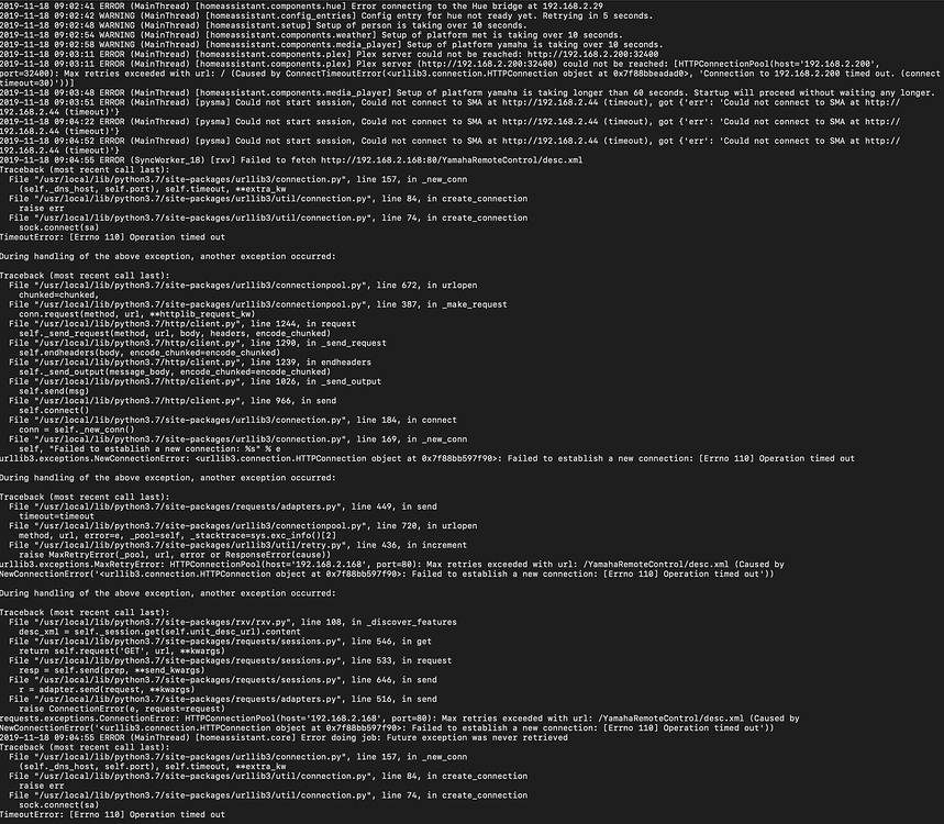 Connection Problem - Configuration - Home Assistant Community