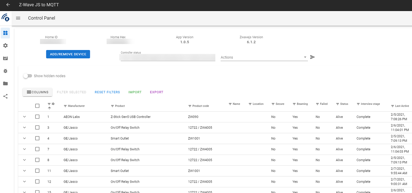 Switching from OpenZwave (Beta) to ZWave JS UI (formerly ZwaveJS2MQTT
