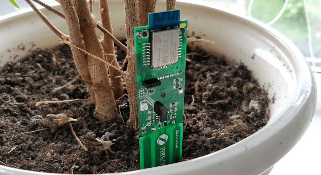 Zigbee flower and plant sensors for soil moisture + light + temperature