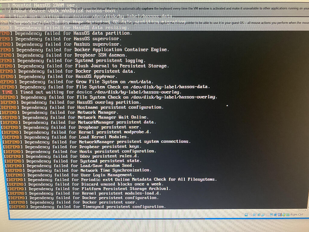 New install on VM Home Assistant OS Home Assistant Community