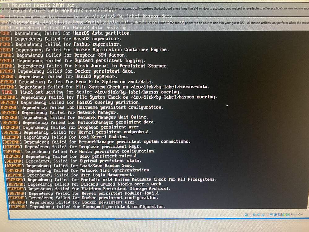 New install on VM Home Assistant OS Home Assistant Community