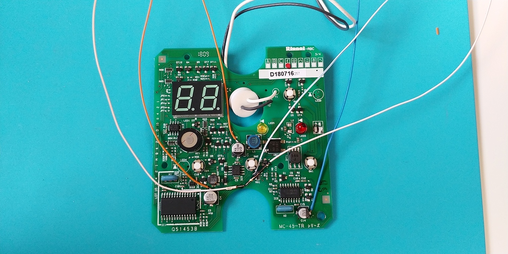 Rinnai water heater control panel integration Share your Projects