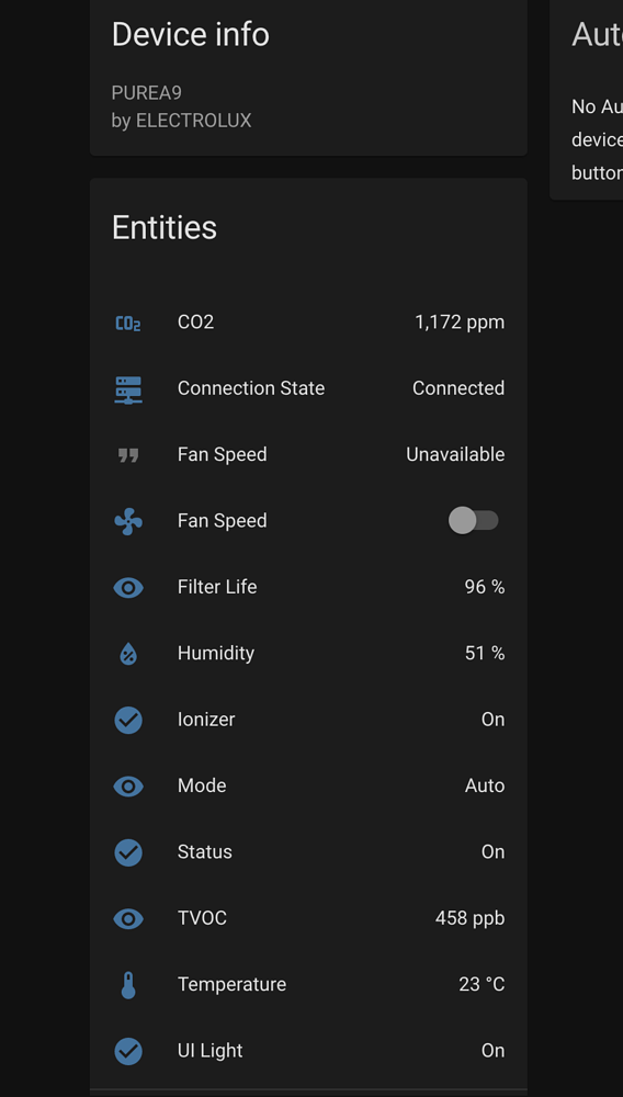 Electrolux Pure A9 air purifier / Wellbeing app Feature Requests Home Assistant Community
