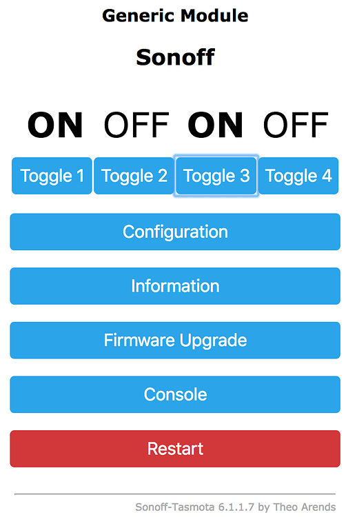 Control multiple relays with Nodemcu and TASMOTA - Configuration - Home ...