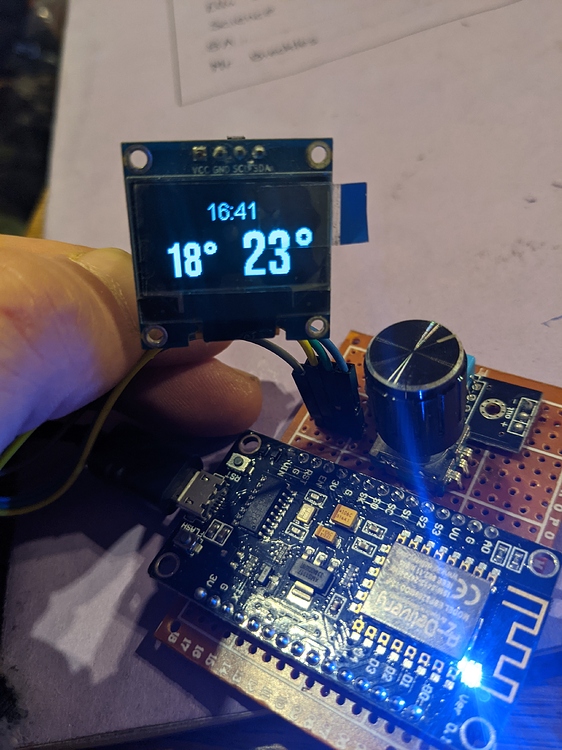 Using Rotary Encoder to control HA Thermostat temp from ESPHome ...