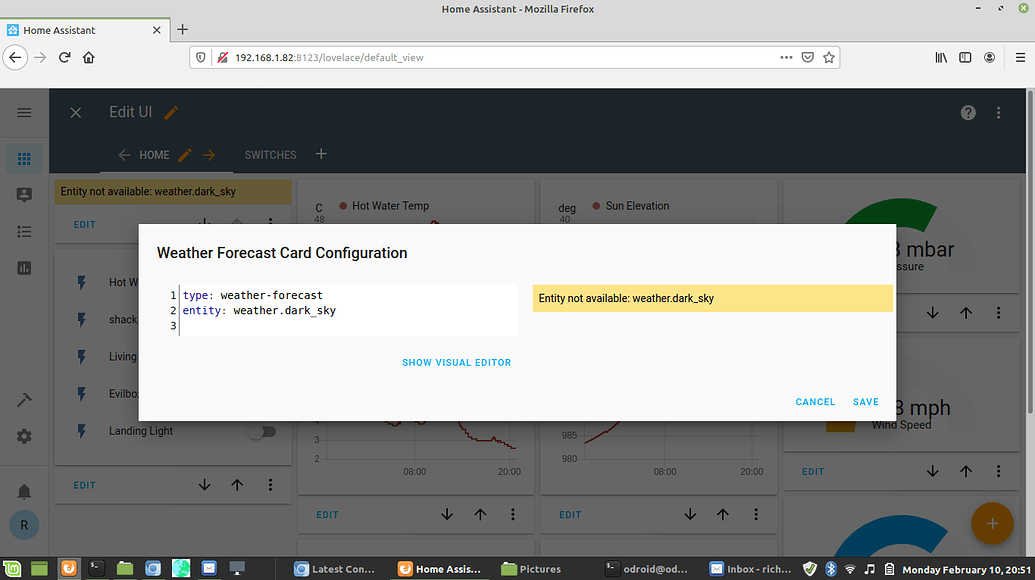 Weather forecast card Configuration Home Assistant Community