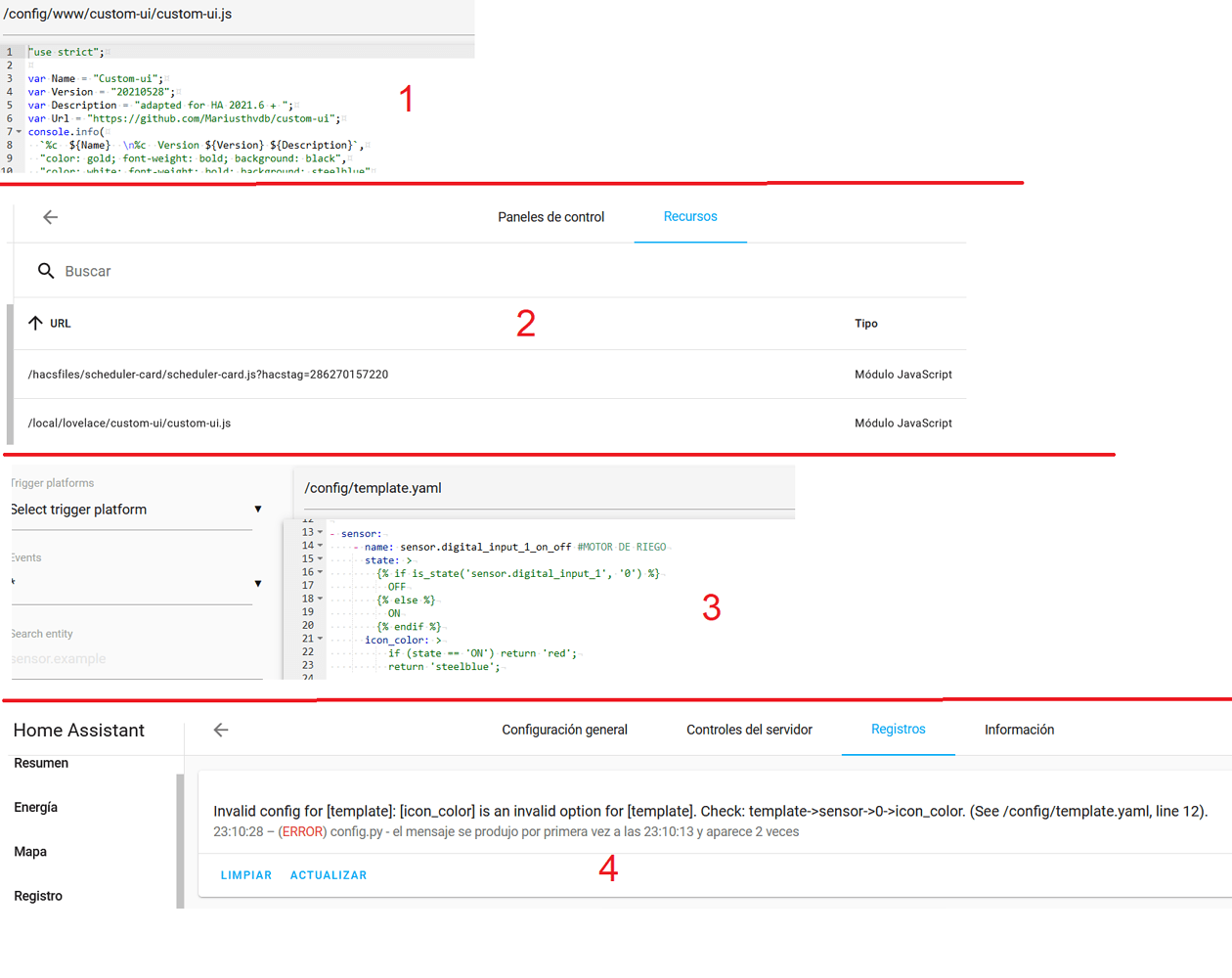Change the color of the icon of a virtual sensor depending of the state ...