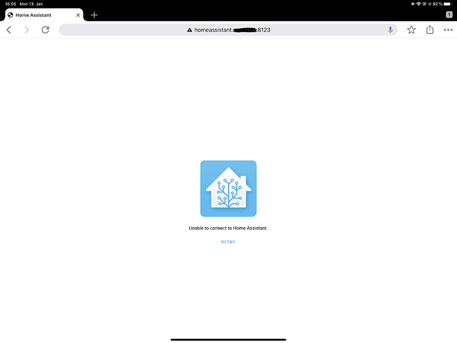 Unable to access HA with custom certificates - Home Assistant 