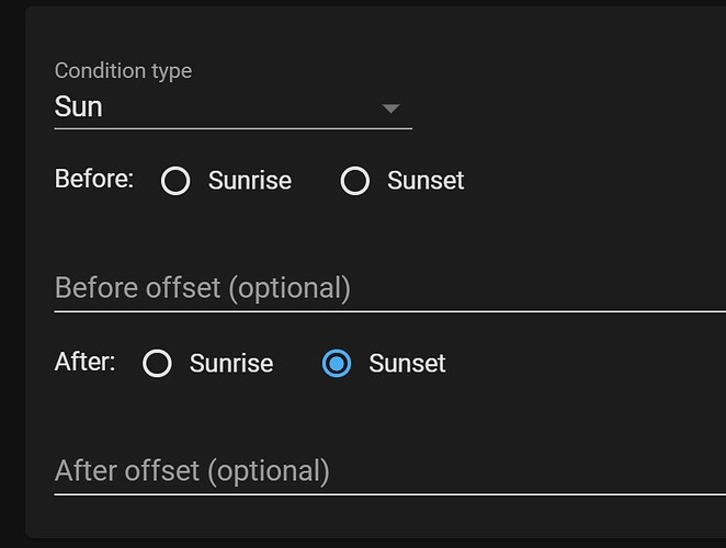 Sun Condition in Automation - Page 3 - Configuration - Home Assistant ...
