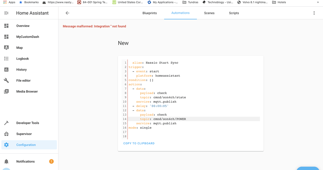 Changing a variable in tasmota - Configuration - Home Assistant Community